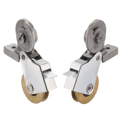 Ace Silver Plastic/Steel Roller Assembly 2 pc