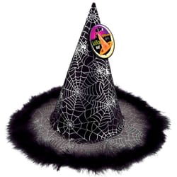 Magic seasons Halloween Spiderweb Witch Hat 1 pk