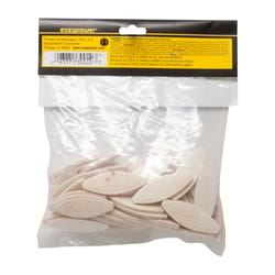 Eazypower Isomax Flat Compressed Wood Wood Biscuits 1/2 in. D X 2-1/4 in. L 50 pk