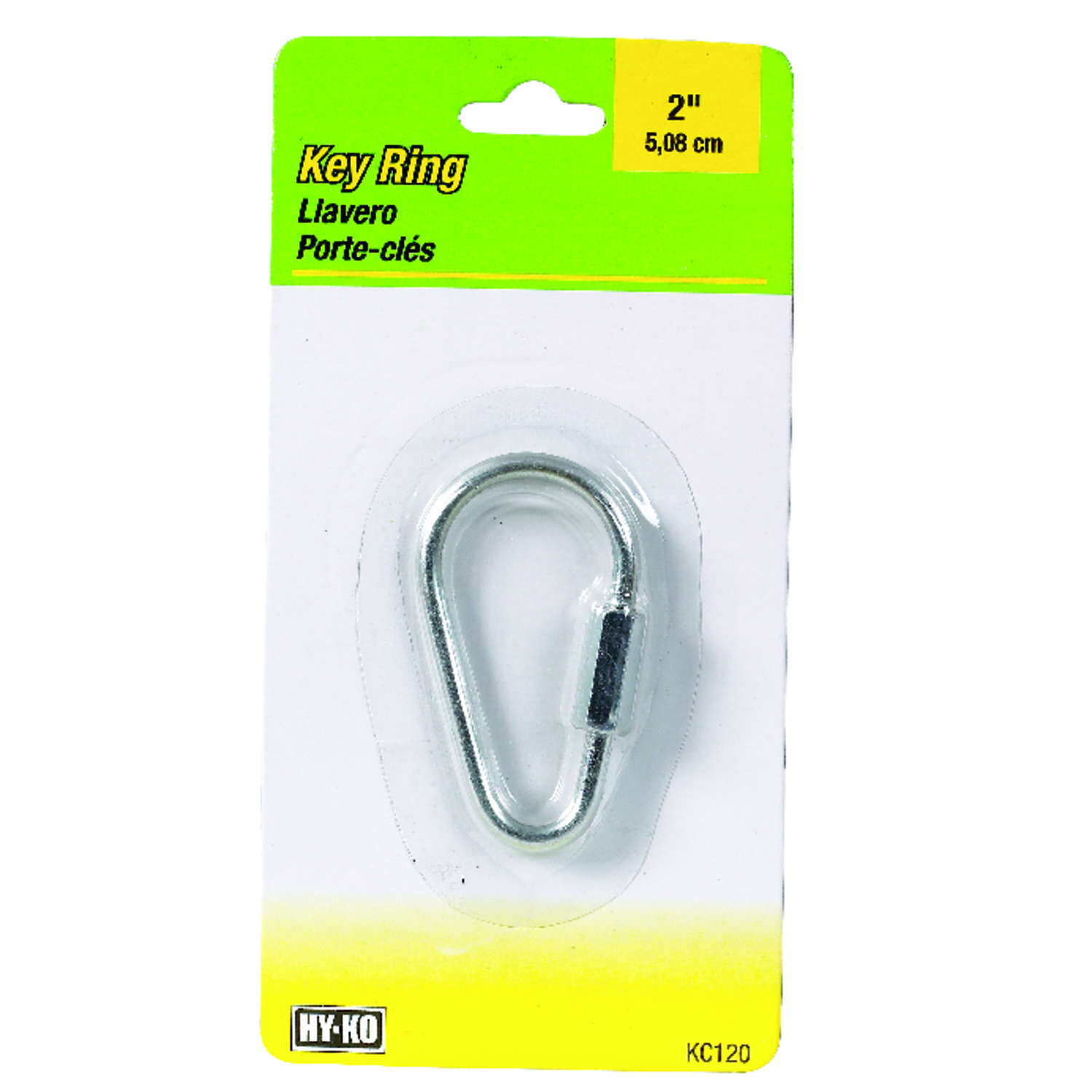UPC 029069751104 product image for Hy-Ko(r) Twist Oval Key Ring (KC120) - 5 Pack | upcitemdb.com