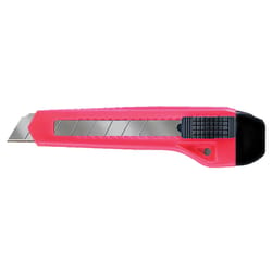 Allway 6-1/4 in. Snap-Off Utility Knife Pink 1 pk