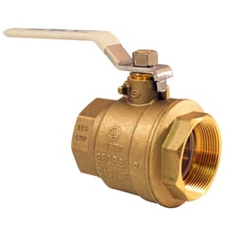 Apollo 94ALF-A Series 2 in. Brass FNPT Ball Valve Full Port Quarter-Turn Lever For Water/Oil/Gas