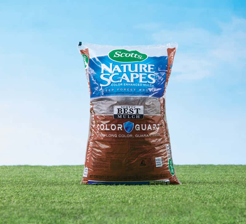 Scotts Nature Scapes Deep Forest Brown Bark ColorEnhanced Mulch 2 cu