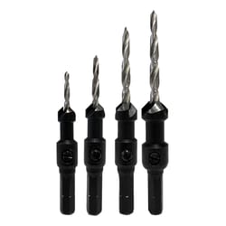 Richelieu Mibro Steel Screw Pilot Drill Bit Set 4 pc