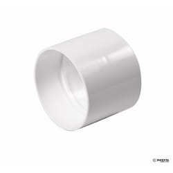 NDS Schedule 35 4 in. Hub each X 4 in. D Hub PVC Coupling