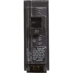 Siemens 20 amps Standard Single Pole Circuit Breaker