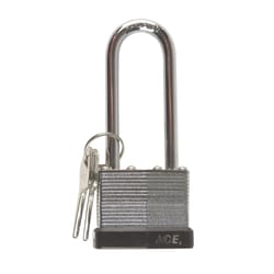 Ace 1.313 in. H X 1-9/16 in. W X 1-1/2 in. L Steel Double Locking Padlock