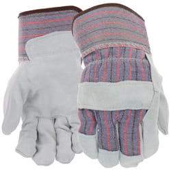Boss Men's Indoor/Outdoor Gunn Cut Work Gloves Multicolor L 1 pair