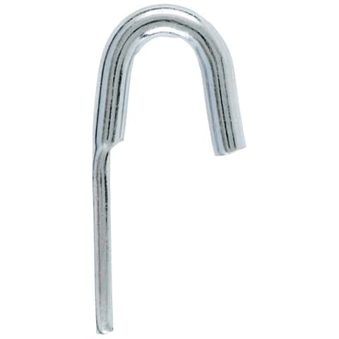 Hampton Small Zinc-Plated Silver Steel 3.75 in. L Rope Binding Hook 300 lb  1 pk - Ace Hardware