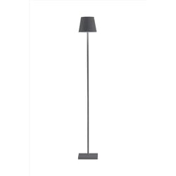 Zafferano Poldina 48 in. Gray Floor Lamp