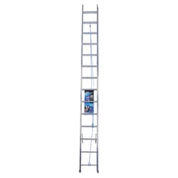 Werner 28 ft. H Aluminum Extension Ladder Type I 250 lb. capacity