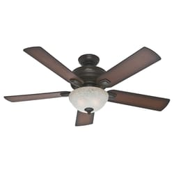 Hunter Matheston 52 in. Onyx Bengal CFL Indoor and Outdoor Ceiling Fan