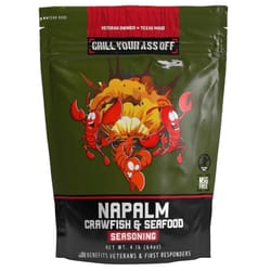 Grill Your Ass Off Napalm Crawfish and Seafood BBQ Seasoning 64 oz