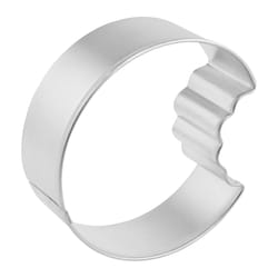 R&M International Corp International Corp 3 in. L Cookie Bite Cookie Cutter Silver 1 pc
