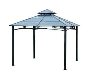 Living Accents  Hardtop  Gazebo  119.29 in. H x 10 ft. W x 10 ft. L 