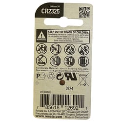 Renata 3-Volt Lithium Batteries 1 pk Carded