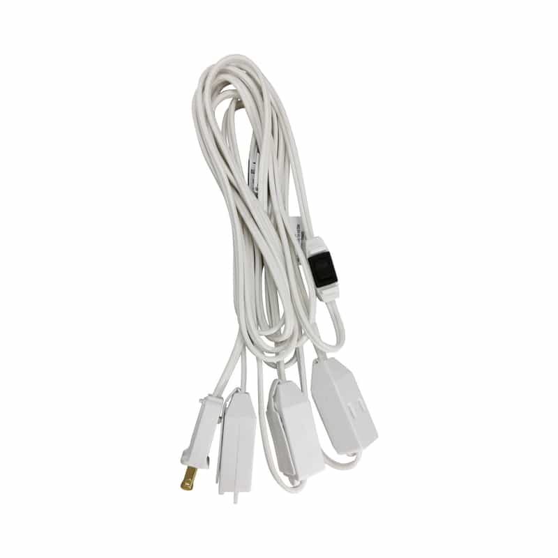 Ace Indoor 15 ft. L White Extension Cord 18/2 SPT2 Ace Hardware