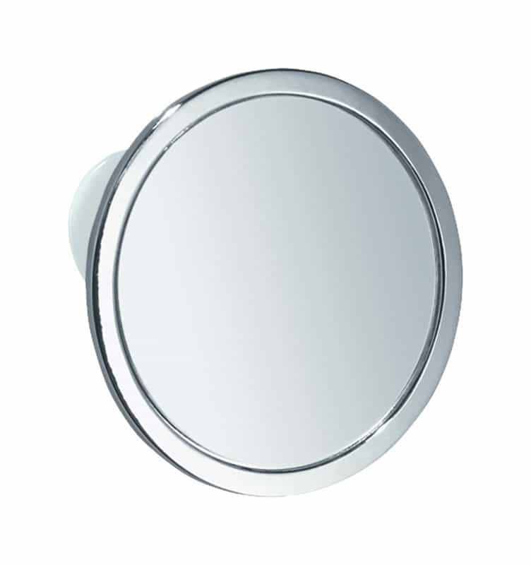 InterDesign Shower Mirror 5.8 in. W x 0.7 in. L x 5.8 in. H Silver