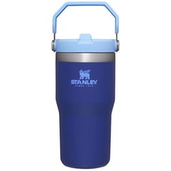 Stanley The IceFlow 20 oz Double-wall vacuum insulation Lapis BPA Free Insulated Straw Tumbler