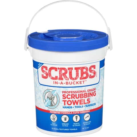 Scrubs Stainless Steel Cleaner Towels, 30-canister, 6 Canisters-carton