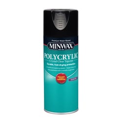 Minwax Polycrylic Satin Crystal Clear Water-Based Polyurethane 11.5 oz