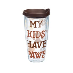 Tervis 24 oz My Kids Have Paws Multicolored BPA Free Tumbler with Lid