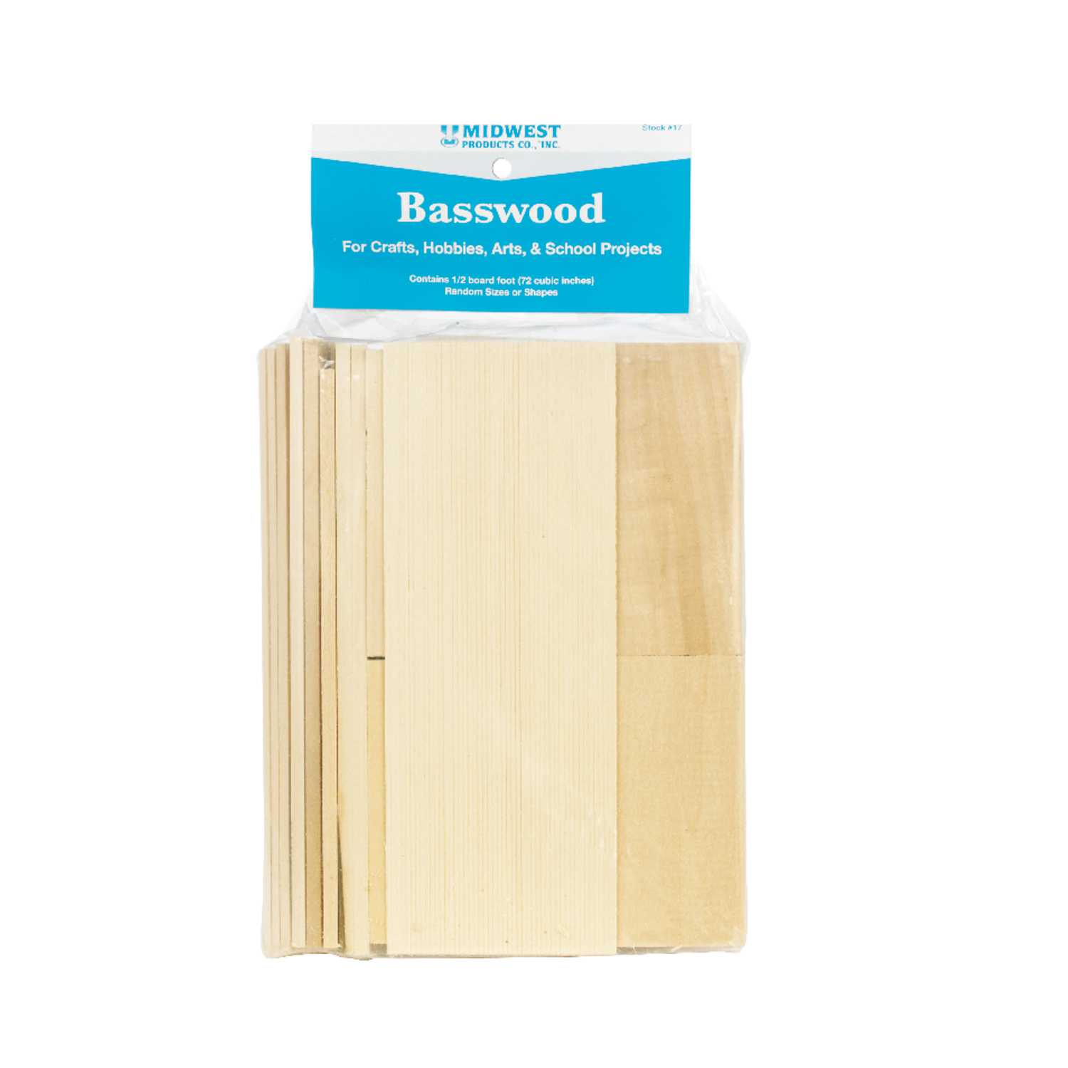 Midwest Products 6.5 in. W x .66 ft. L x 2.5 in. Basswood Lumber Ace