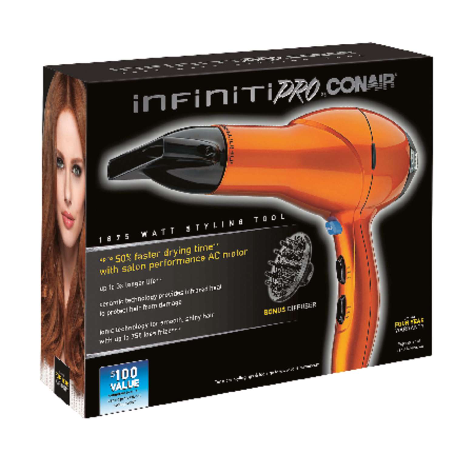 Conair Infiniti PRO 1875 watts Hair Dryer Ace Hardware