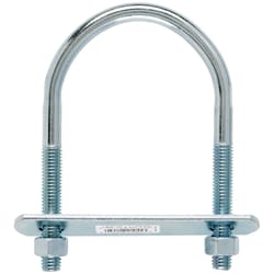 Hampton 1/2 in. X 3-1/2 in. W X 5-3/4 in. L Coarse Zinc-Plated Steel U-Bolt