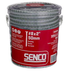 Senco DuraSpin No. 8 X 2 in. L Square Collated Wood Screws 1000 pk