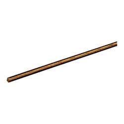 SteelWorks 5/16 in. D X 12 in. L Threaded Brass Rod 1 pk