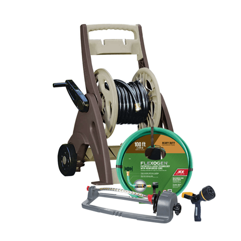 Suncast Hosemobile 175 Ft. Beige Retractable Wheeled Hose Reel