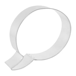R&M International Corp International Corp 4 in. W X 4 in. L Conversation Bubble Cookie Cutter Silver