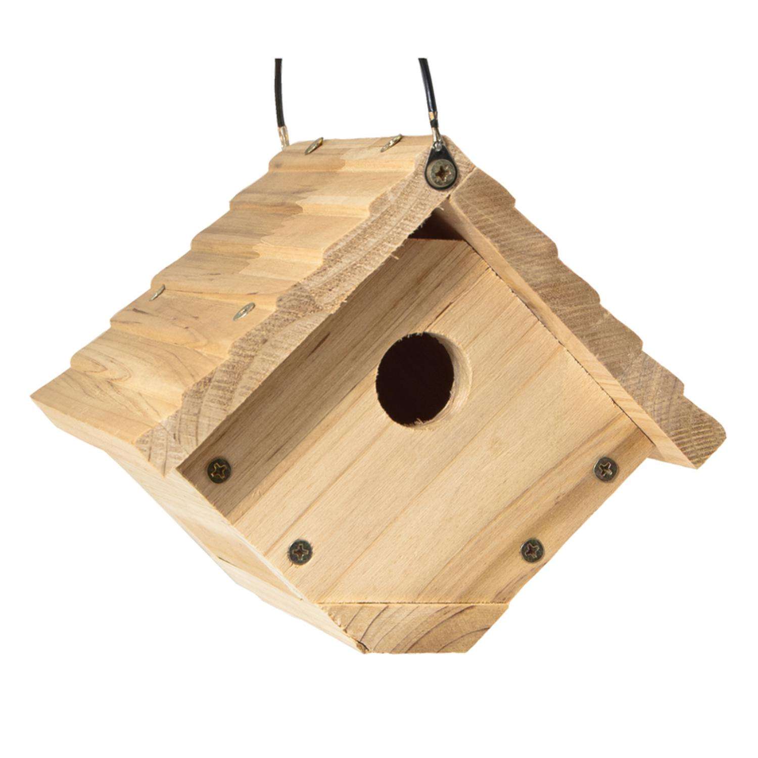 Audubon 6.25 in. H X 6.8 in. W X 7.13 in. L Red Cedar Bird House - Ace ...