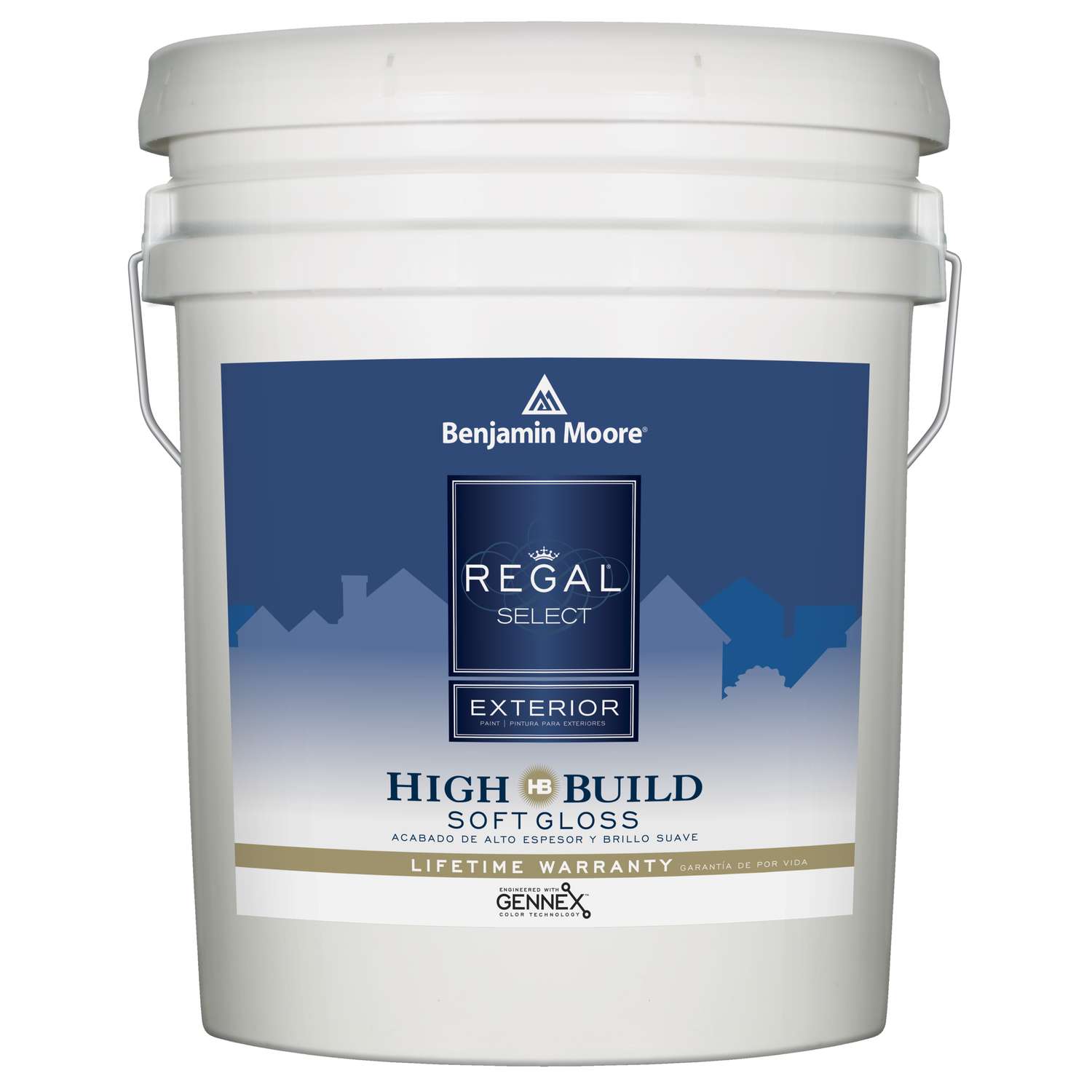 Benjamin Moore Regal Select Soft Gloss White Paint Exterior 5 gal Ace Hardware