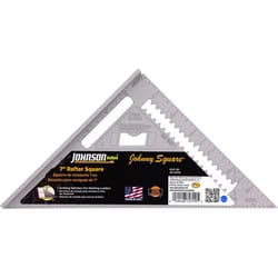 Johnson Johnny Square 7 in. L Aluminum Professional Rafter Square