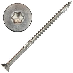 Screw Products Axis No. 10 X 3-1/2 in. L Star Stainless Steel Wood Screws 1 lb 51 pk