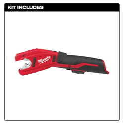 Milwaukee M12 1/2 in. Tubing Cutter 14 in. L Black/Red 1 pc