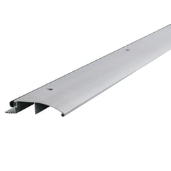 M-D Building Products 0.75 in. H X 3.5 in. W X 36 in. L Aluminum/Vinyl Bumper Threshold Silver