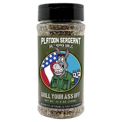 Grill Your Ass Off Platoon Sergeant Salt/Pepper/Garlic BBQ Seasoning 11.5 oz