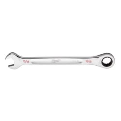 Milwaukee 15/16 in. X 15/16 in. 12 Point SAE I-Beam Ratcheting Combination Wrench 2.05 in. L 1 pc