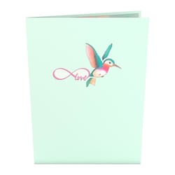 Lovepop Pop-up Greeting Card Lovely Hummingbird