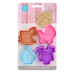 R&M International Corp Multicolored Metal/Plastic Cookie Stamp