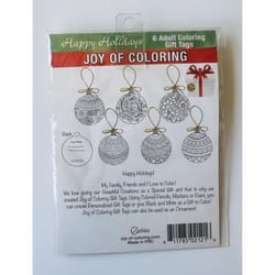 Zorbitz Christmas Joy Of Coloring Gift Tags