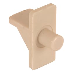 Prime-Line Almond Plastic Shelf Support Peg 1/4 inch Ga. 0.9 in. L 5 lb