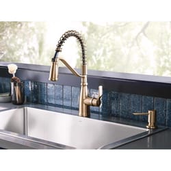 Moen Nolia One Handle Bronzed Gold Pull-Down Kitchen Faucet