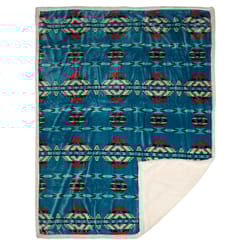 Carstens Inc 68 in. H X 54 in. L Multicolored Polyester Plush Throw Blanket