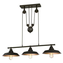 Westinghouse Iron Hill Oil Rubbed Bronze 3 lights Pulley Pendant