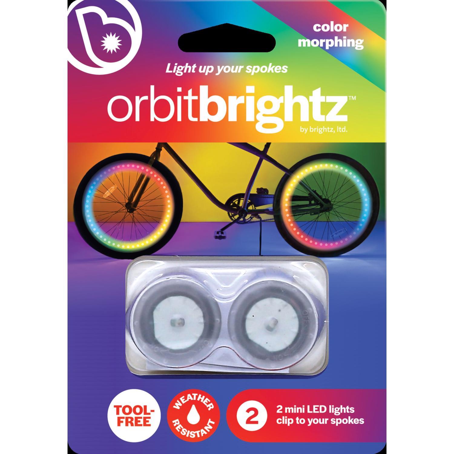 Brightz Orbit Brightz Plastic/Rubber LED Bike Accessory