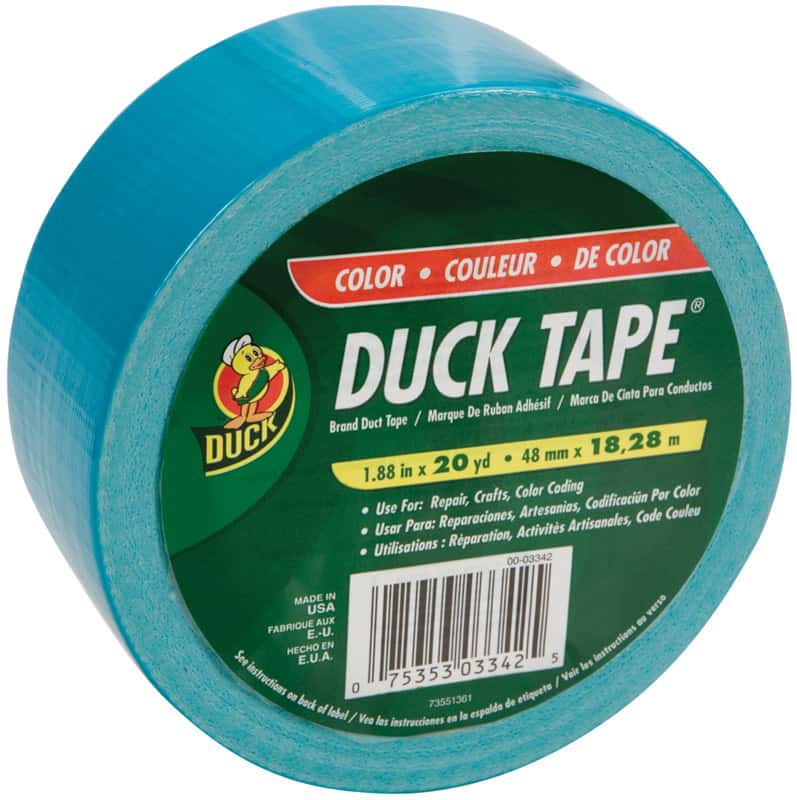 Duck 1.88 in. W X 20 yd L Aqua Solid Duct Tape Ace Hardware